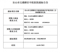流标公告